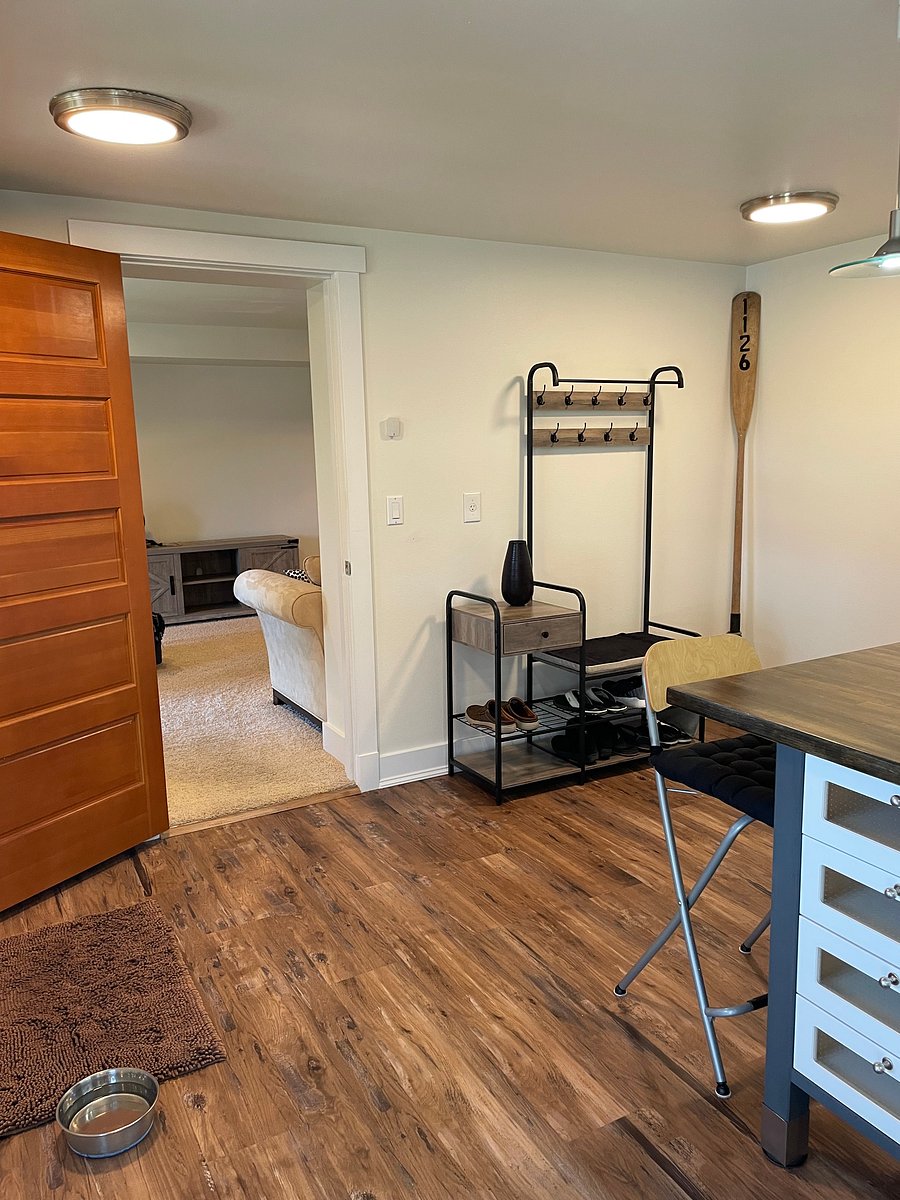 View from kitchen to livingroom