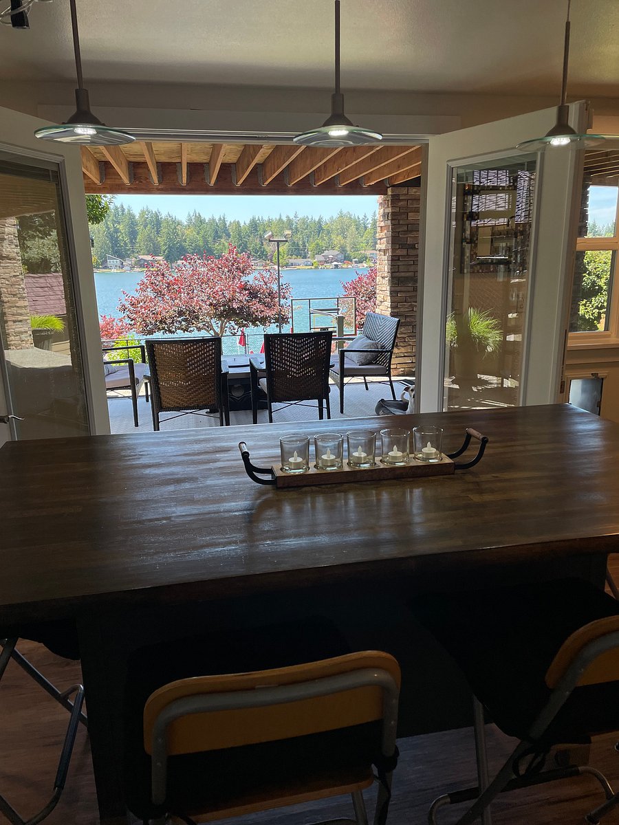 Lake view from the kitchen