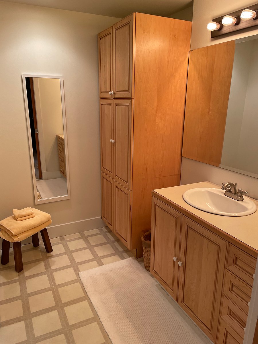 vanity area