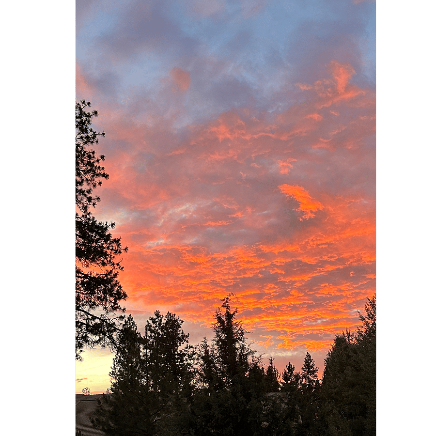 Unedited photo of what real life sunsets look like!
