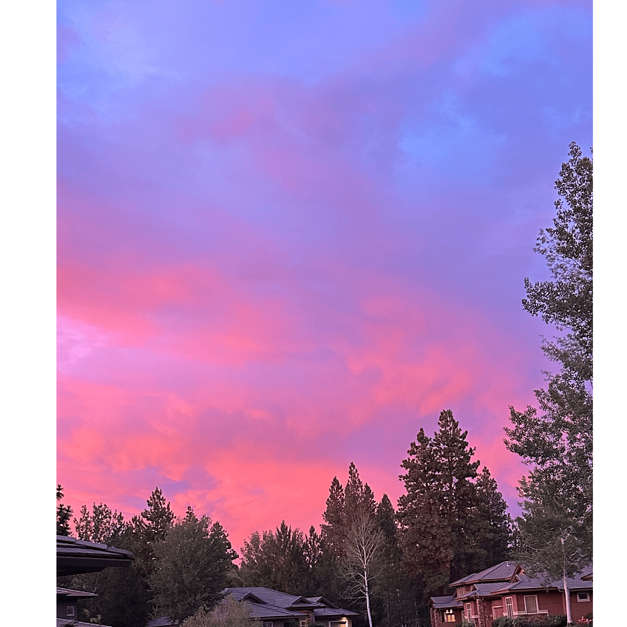 Another unedited photo of an amazing sunset that was captured by one of our guests!