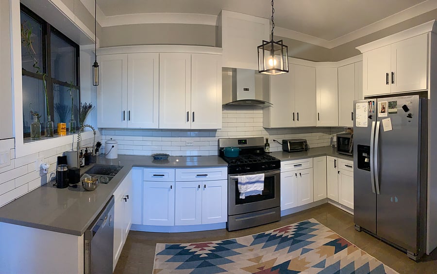 fully stocked kitchen