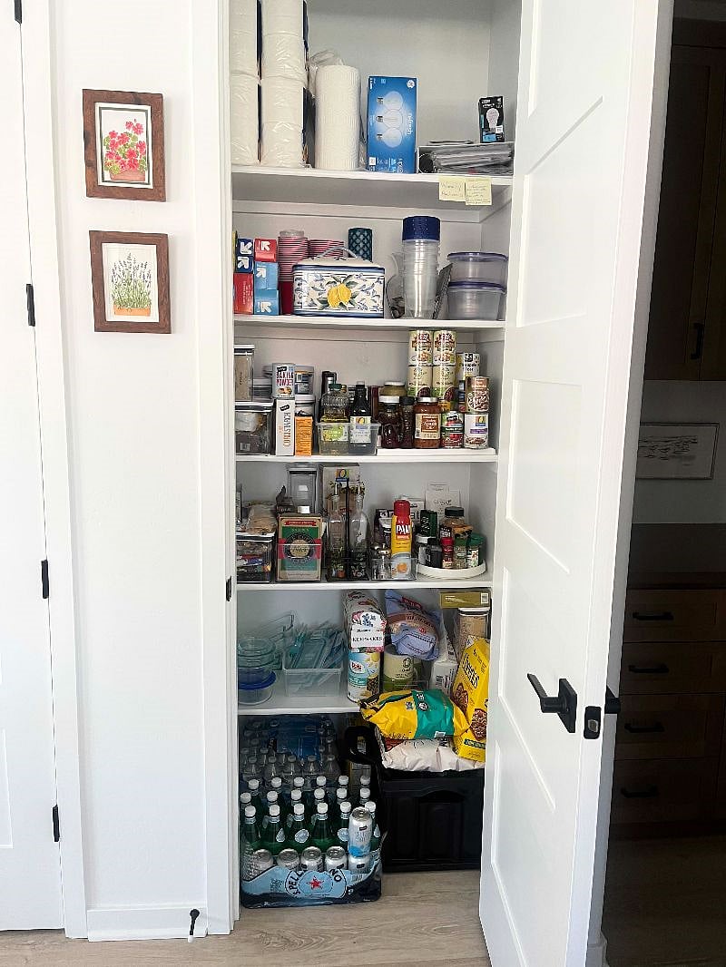 Large Pantry for food and household items.