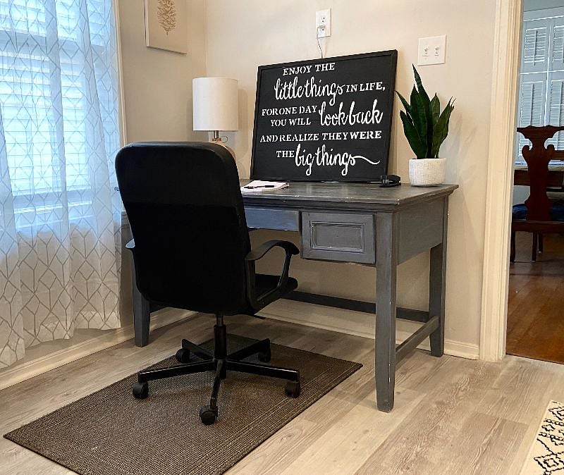 Dedicated workspace with office chair, high speed Wi-fi, basic office supplies