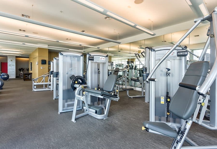 Fully gym on site