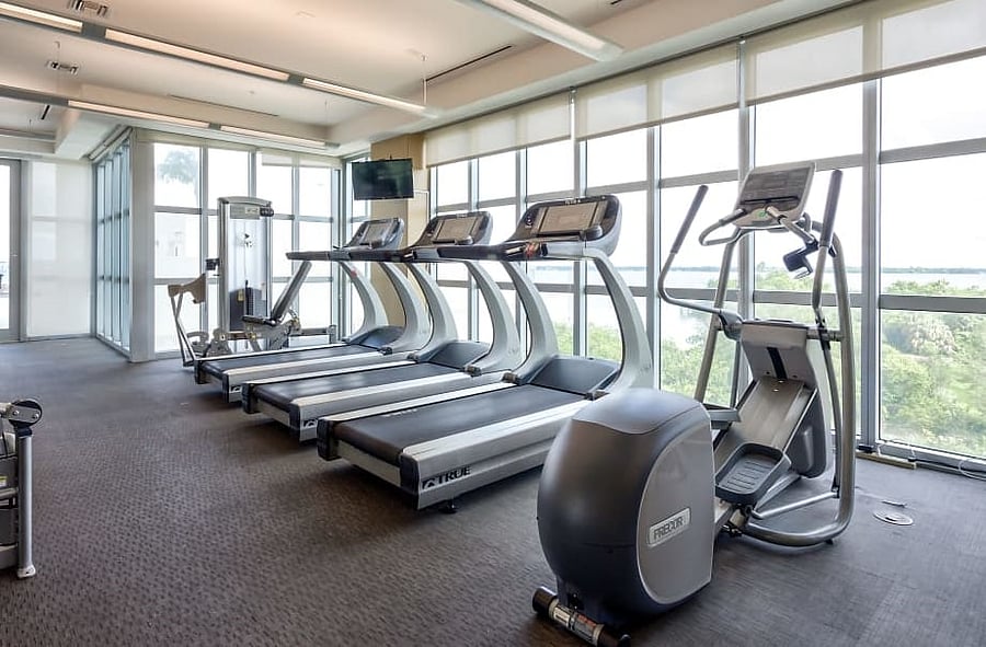 Full gym on site