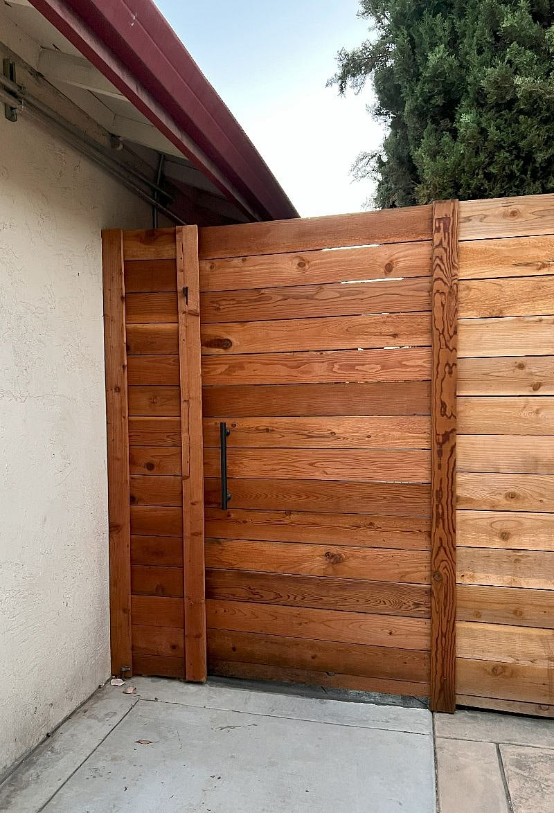 Gate leading into entrance