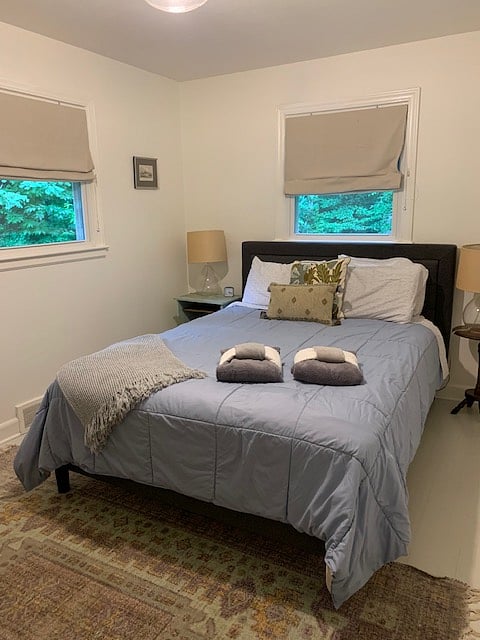Blue bedroom