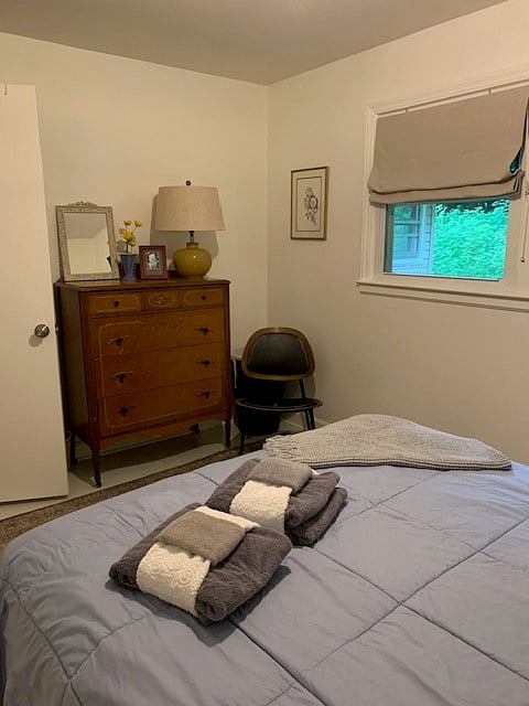 Blue bedroom