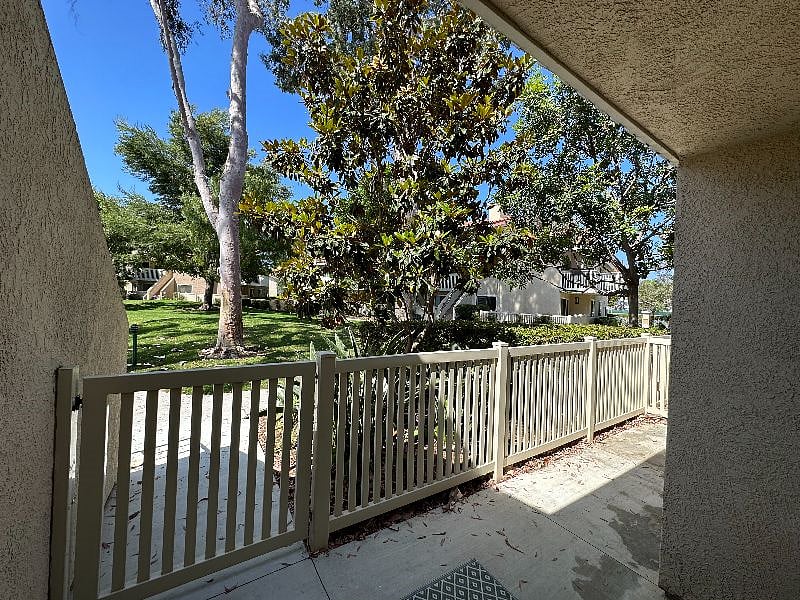 Private patio