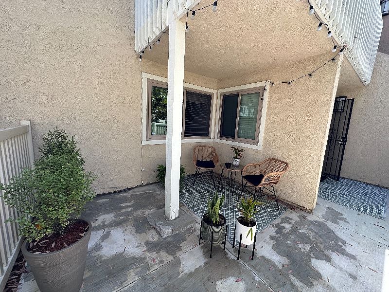 Private patio