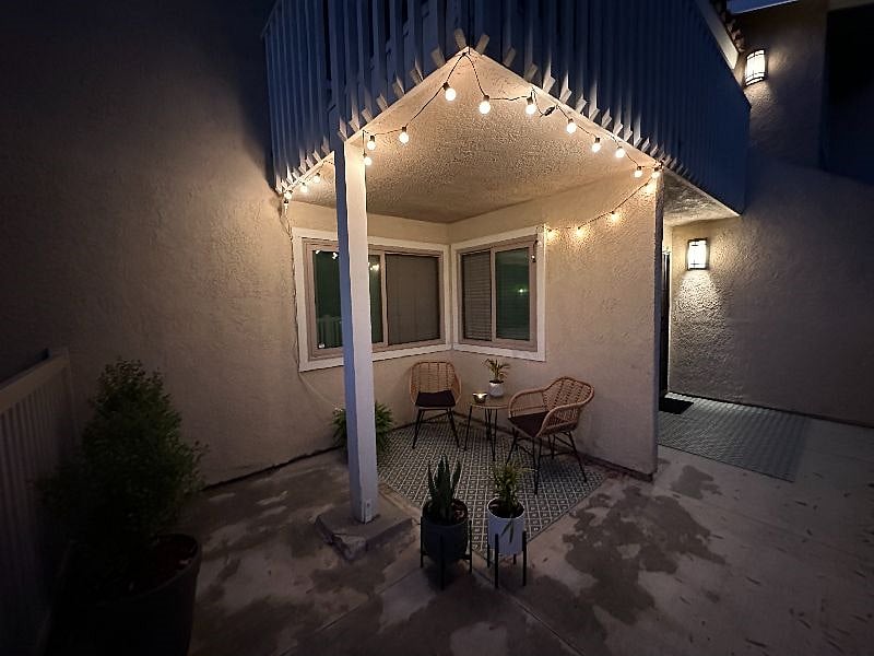Private gated patio