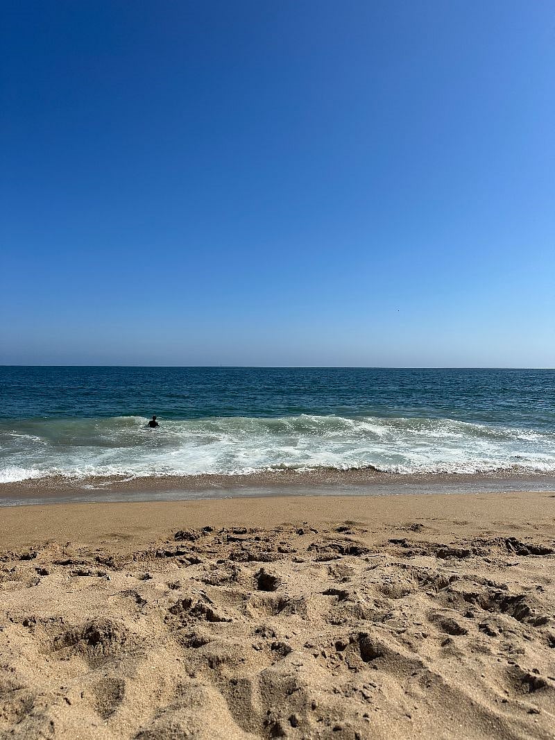 Beach a bike ride away