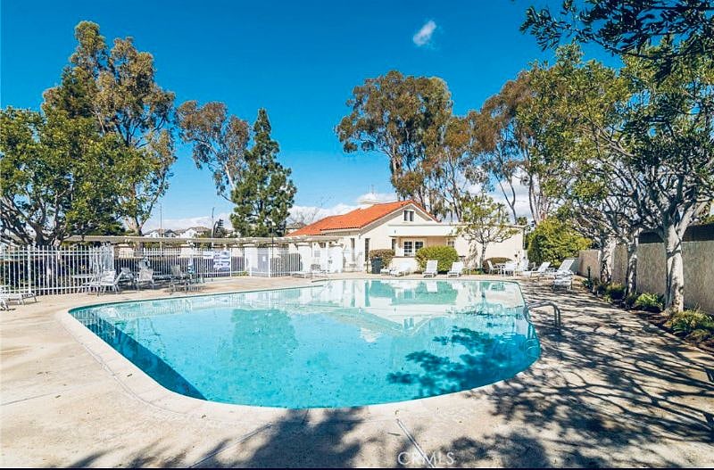 Sparkling pool and spa