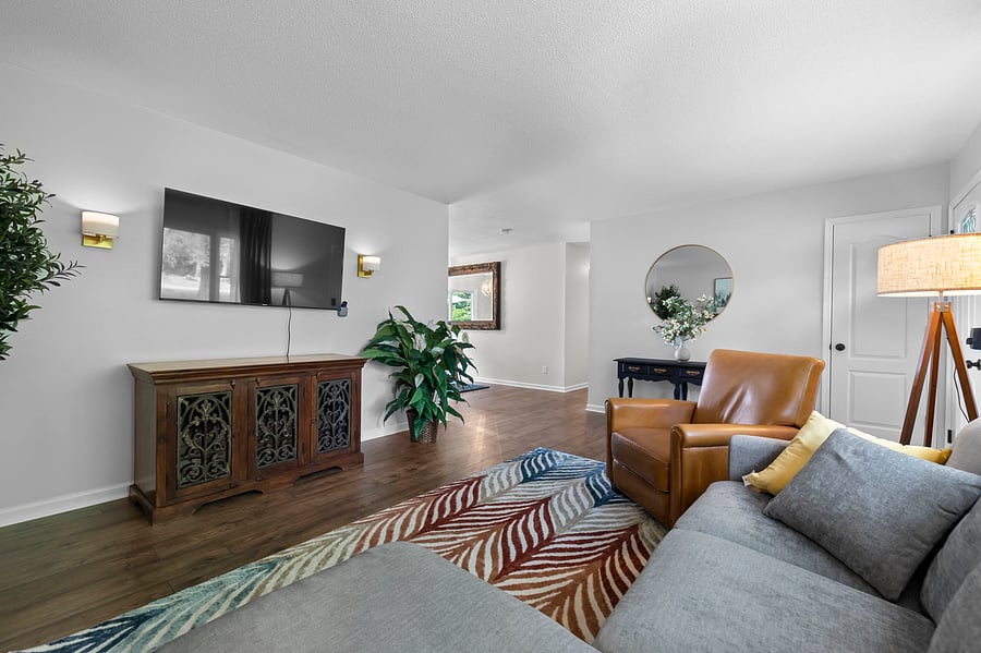 Upstairs living room.