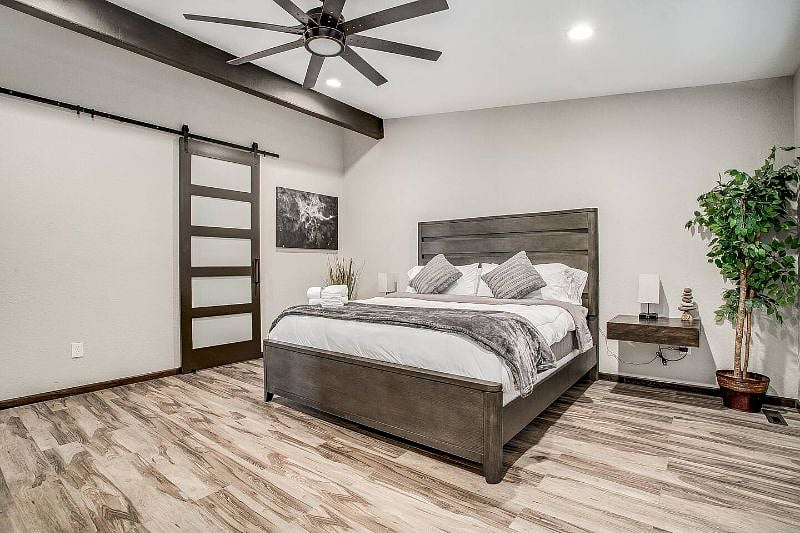 Master Bedroom with King size bed