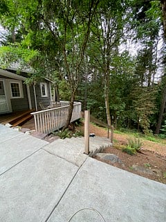to back yard