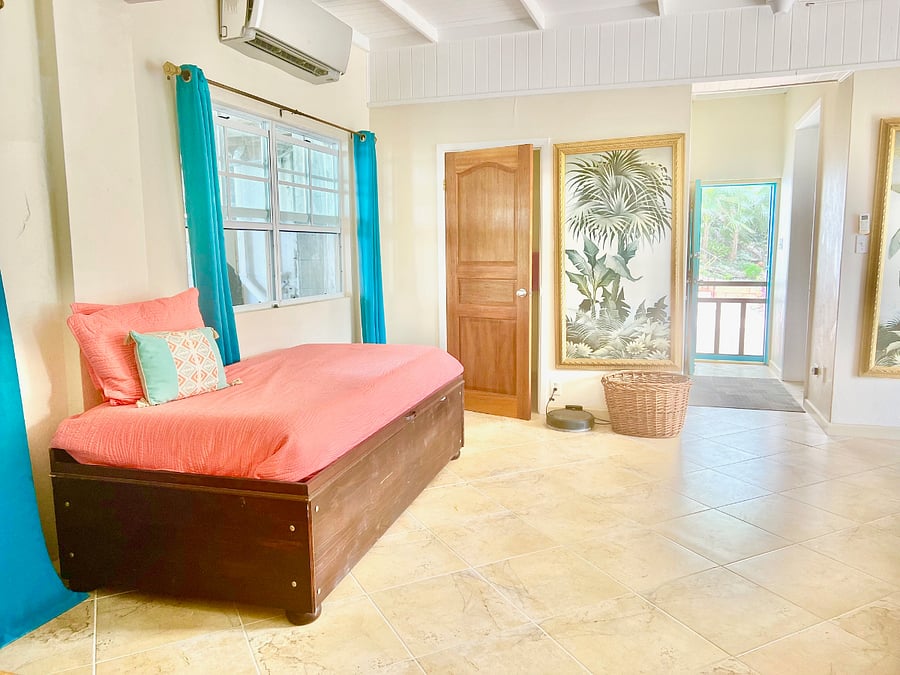 Oversized open spaces, includes day bed!