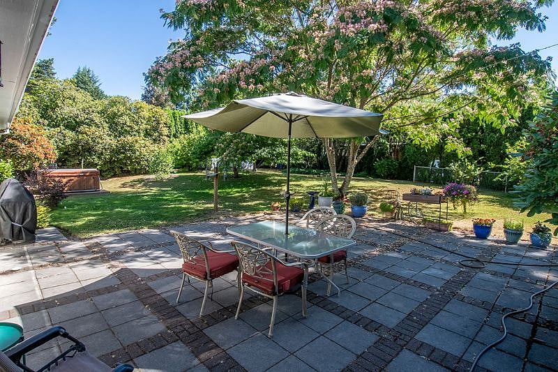 Back yard patio