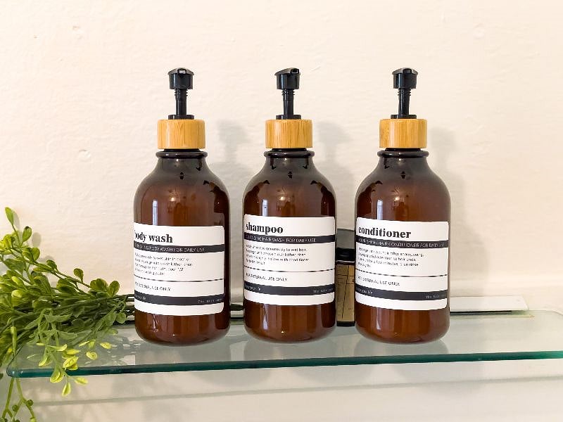 Bathroom essentials. 