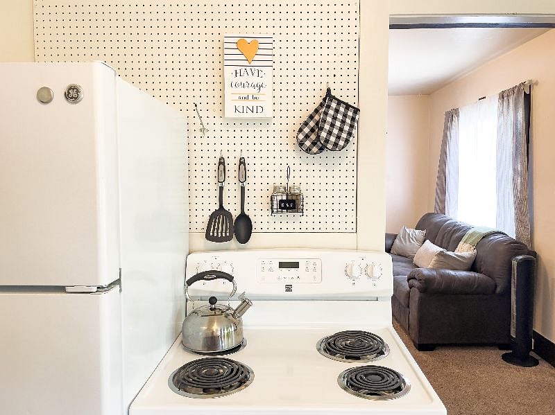 Kitchen and essentials. 