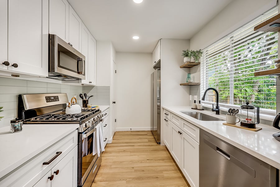 Kitchen - You have all new stainless steel appliances, coffee maker, french press and an air fryer.