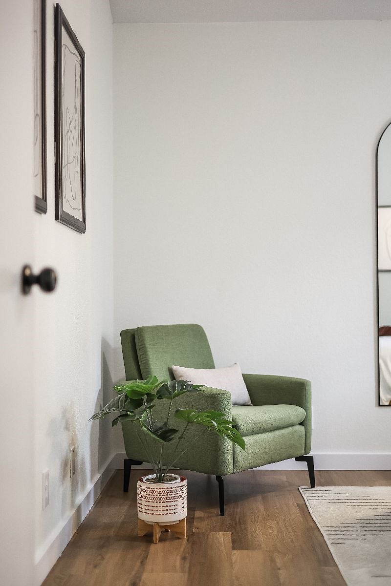 Primary Bedroom - Sit down and read your next fiction or non-fiction you picked up at the closest Half-Price Books Bookstore (3 Min).
