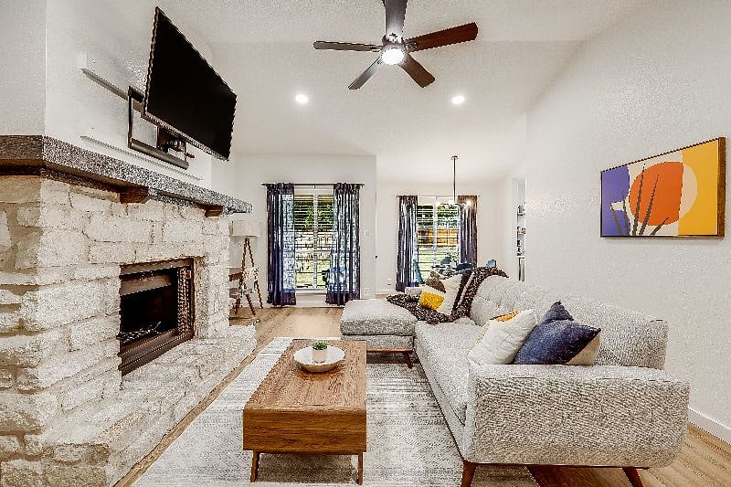 Bright, clean and sun filled, this home was recently remodeled with all new floors, kitchen, and bathrooms among others with your long-term stay in mind.