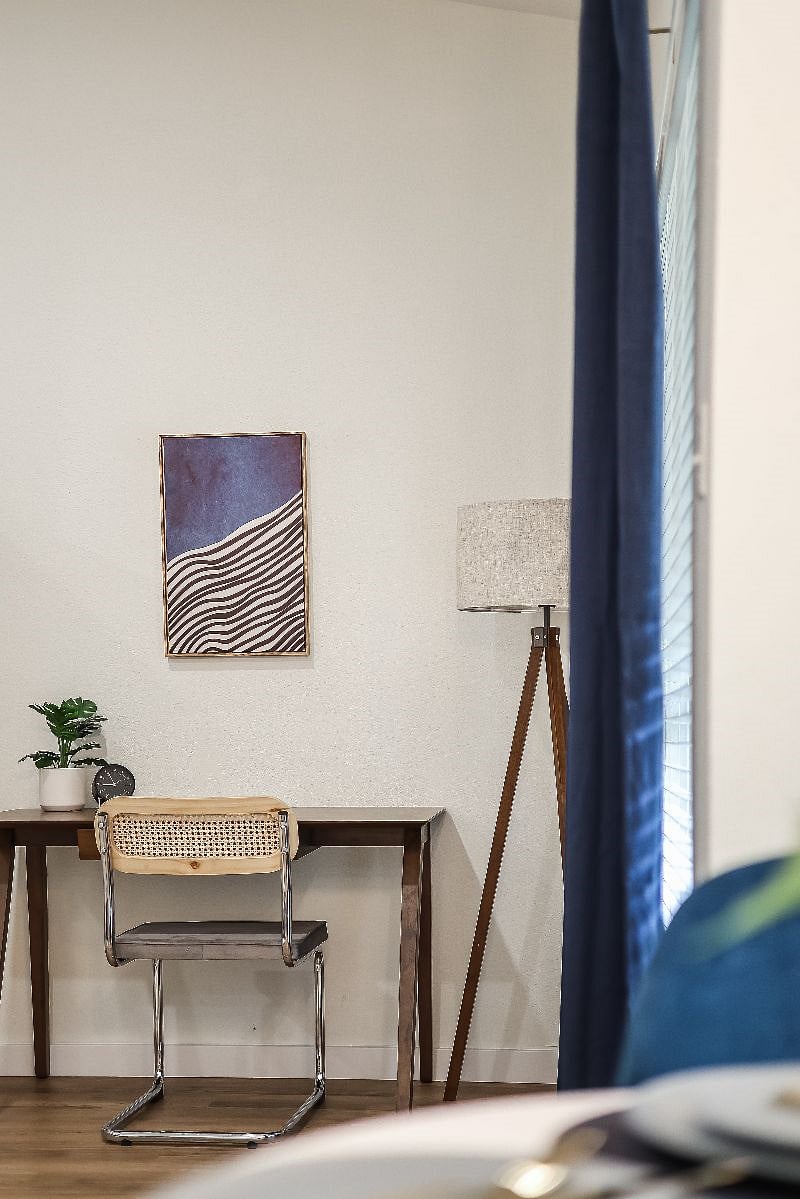 Dedicated workspace - Work from home or work close to work. The house is equipped with wireless hi speed fiber internet up to 1 gig in Mbps.