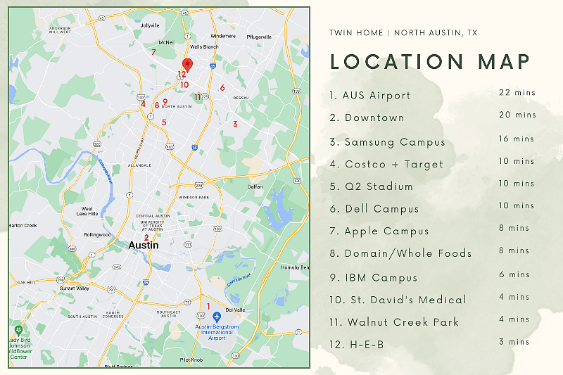 You can't find a better location to all your favorite spots in Austin.