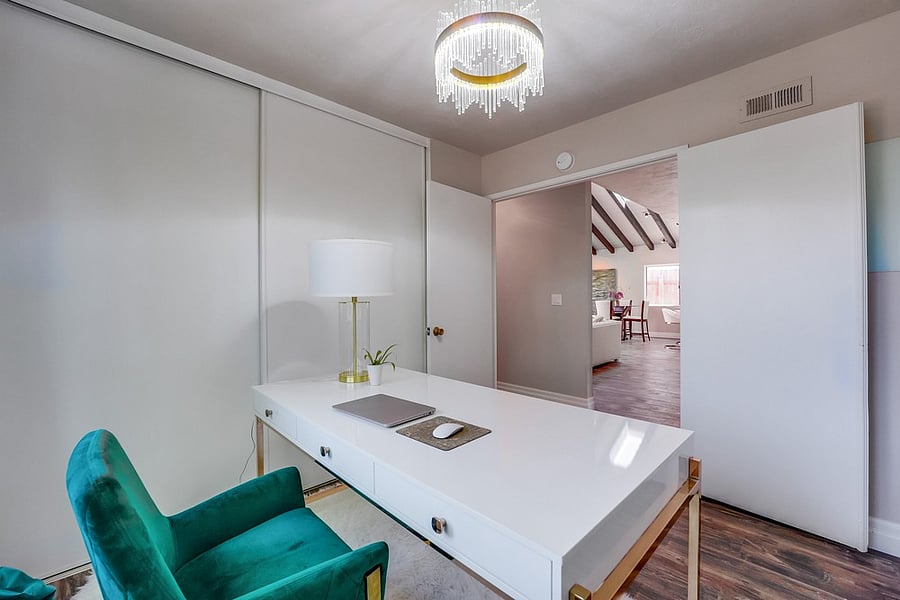 3rd room could be used as an office.
