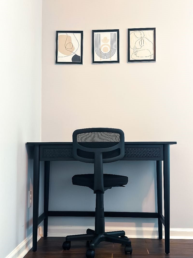 Designated workspace inside Master Bedroom