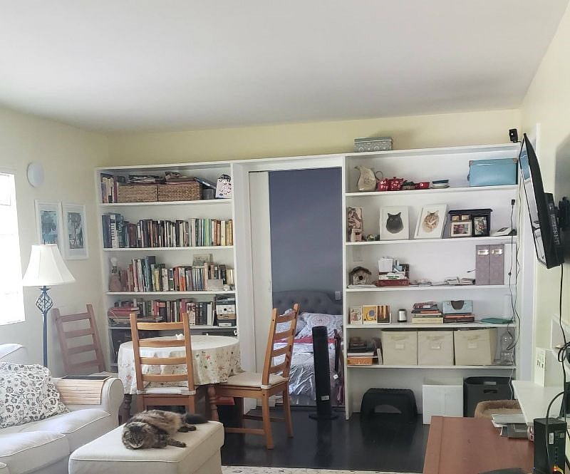 View of rental bedroom from living room.