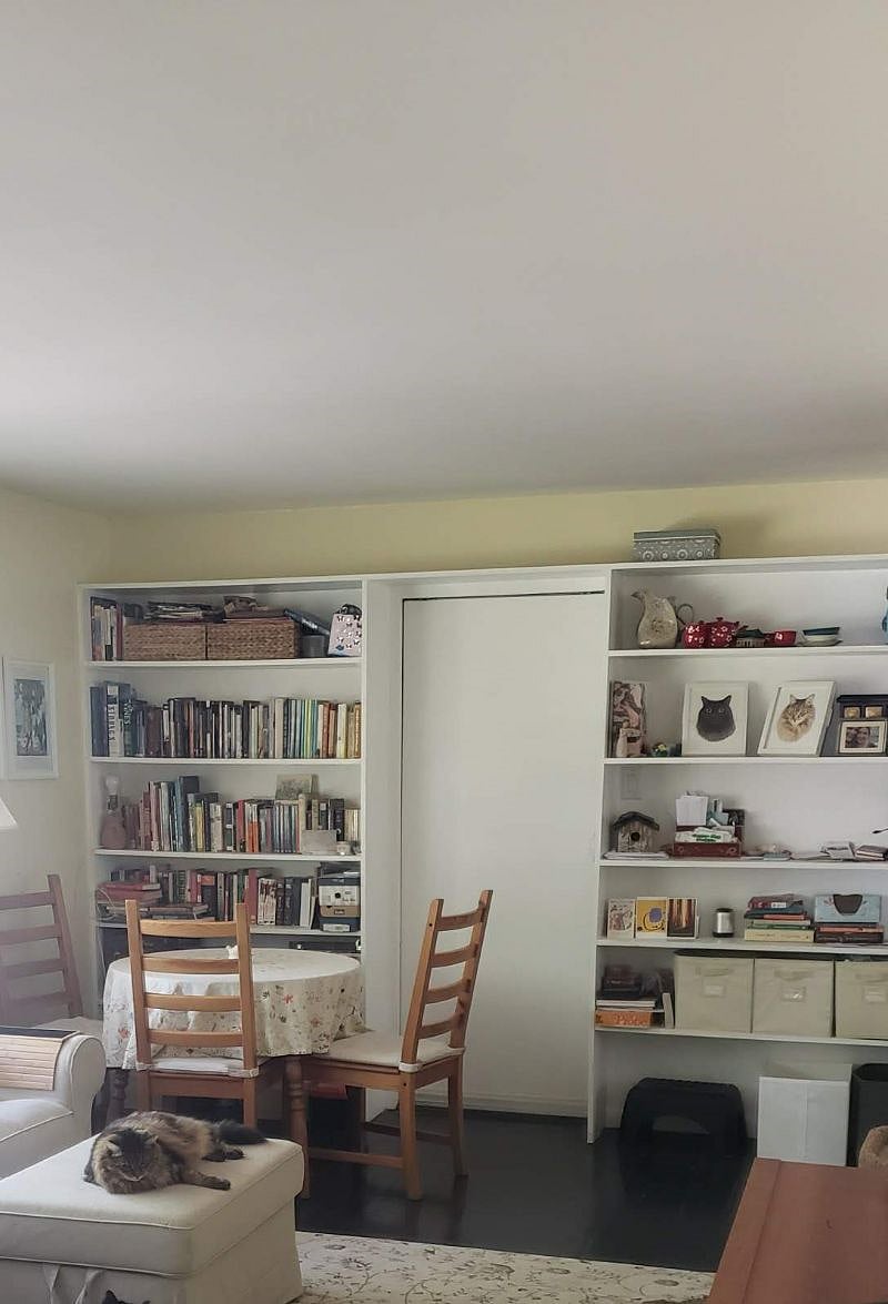 With door closed