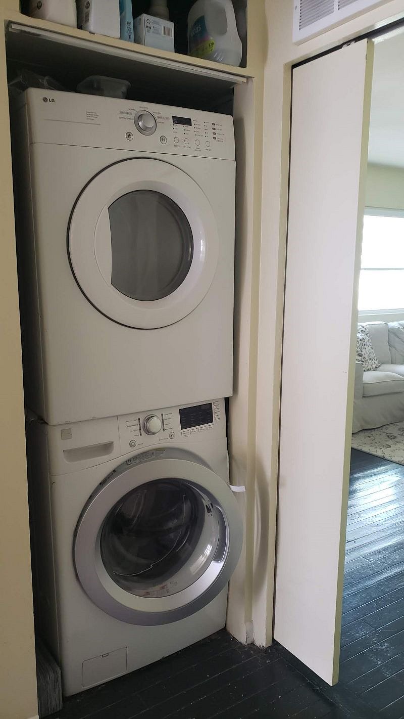 Washer and dryer