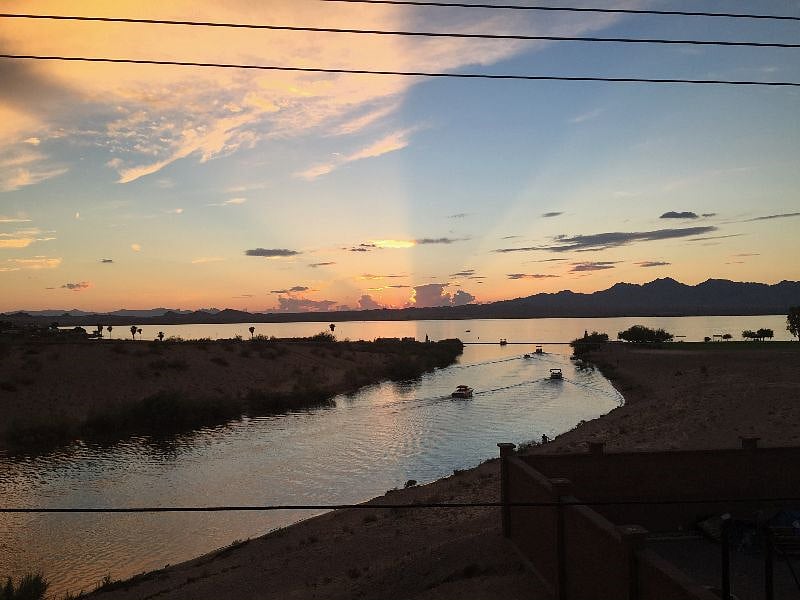 Lake Havasu near London Bridge.