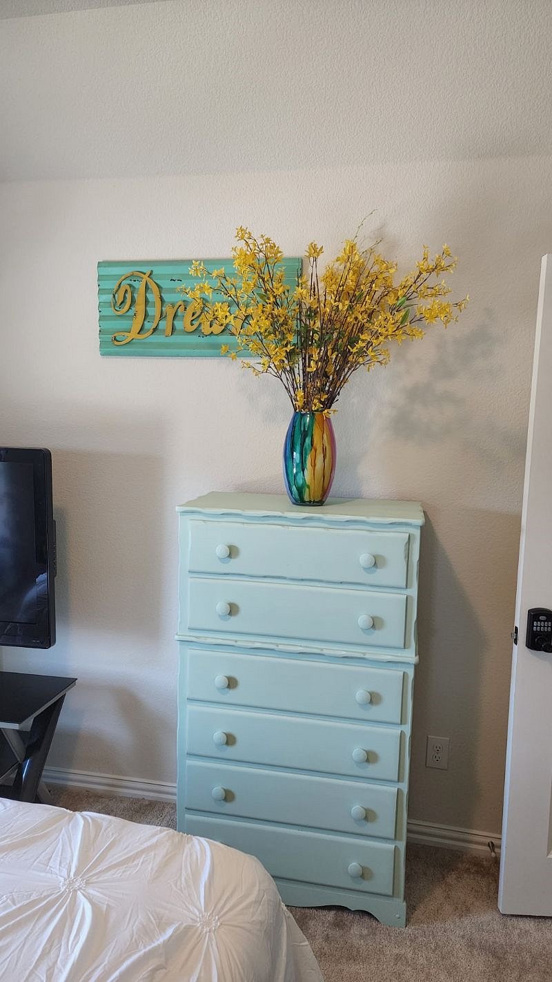 Bedroom Suite 'dream wall' with dresser.