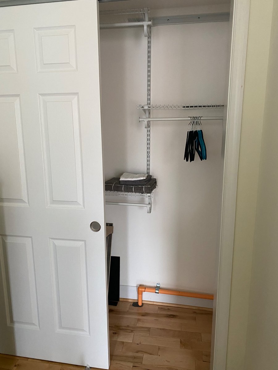 Spacious closet