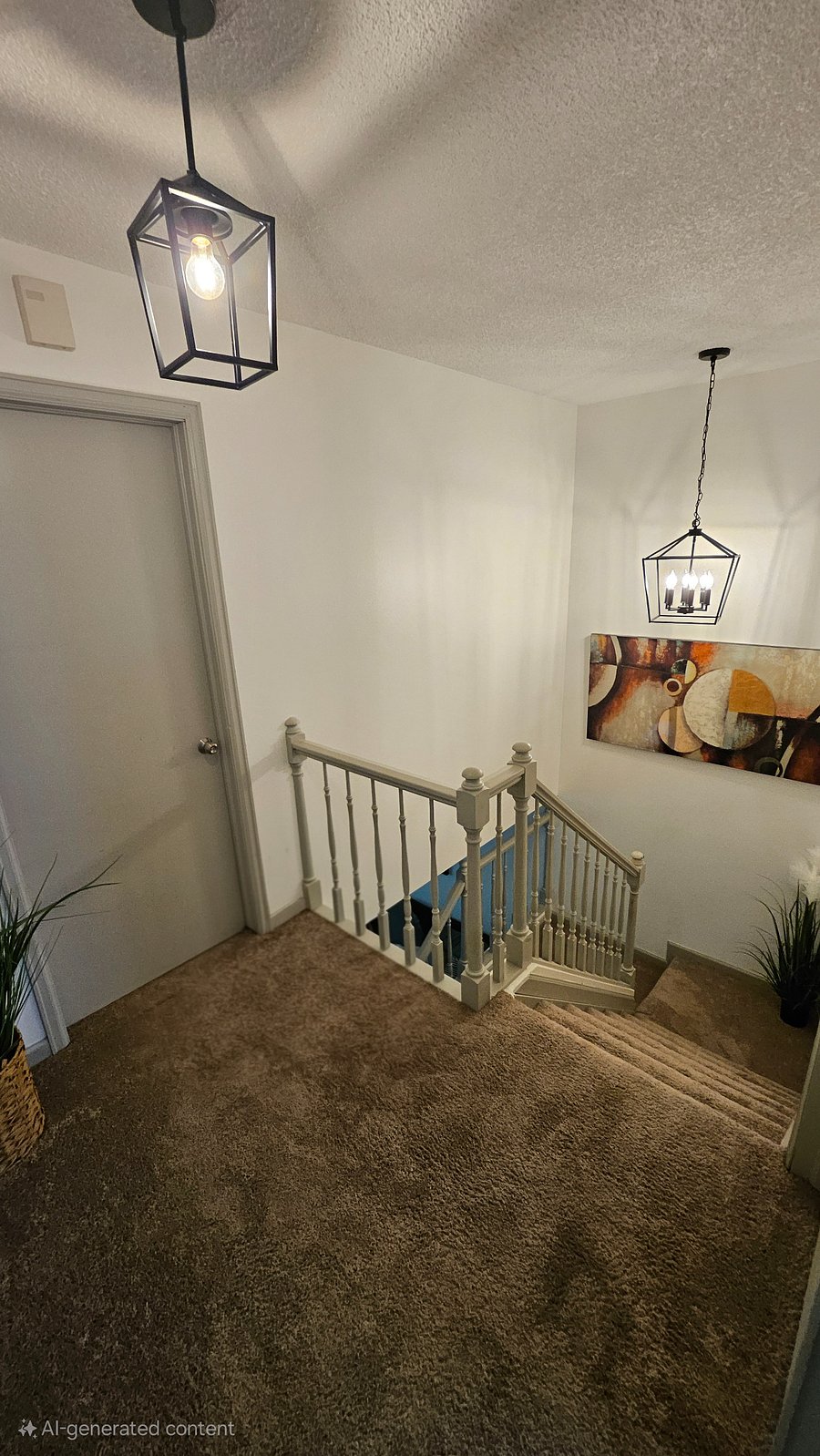 Hallway to the bedrooms. No shared walls!