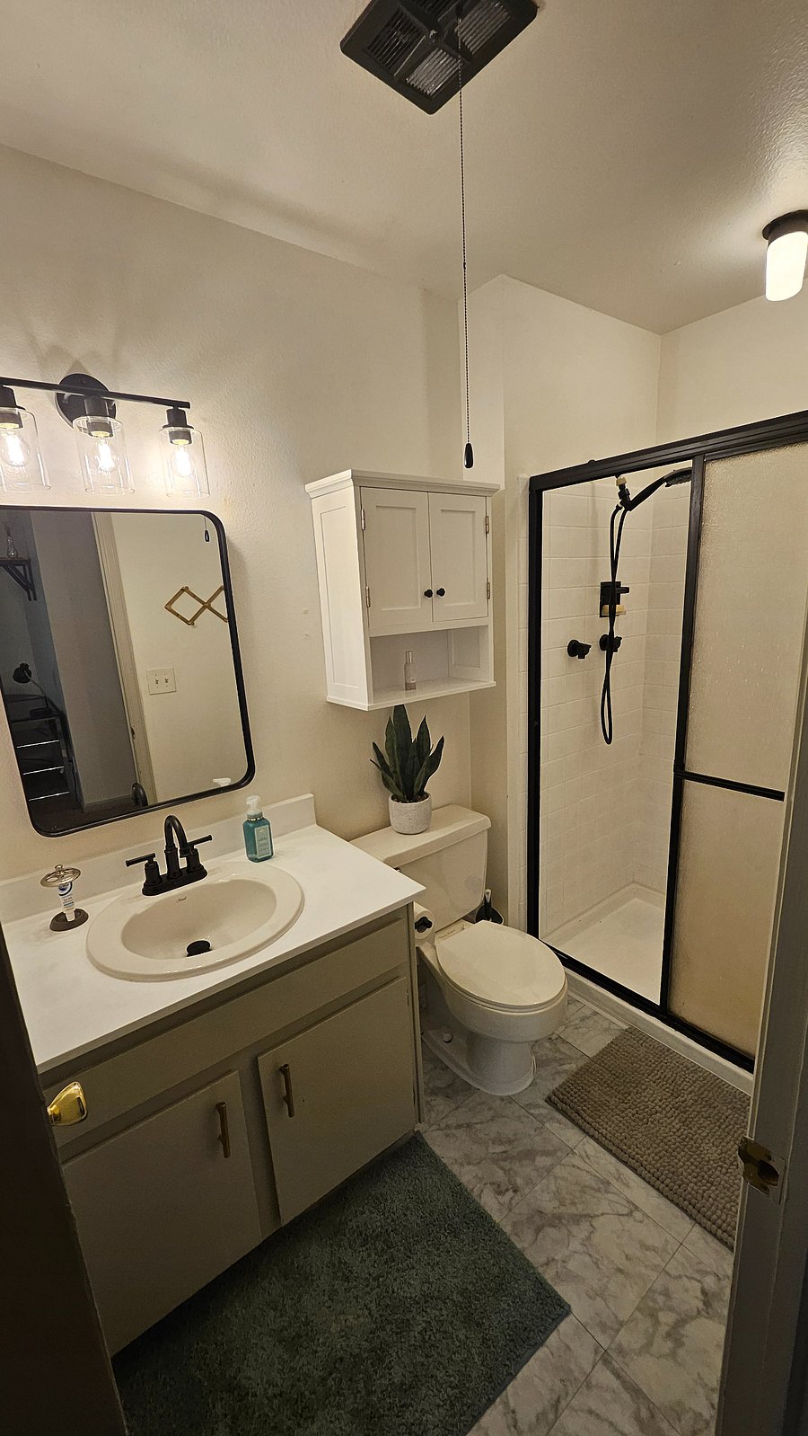 Ensuite bathroom in second bedroom.