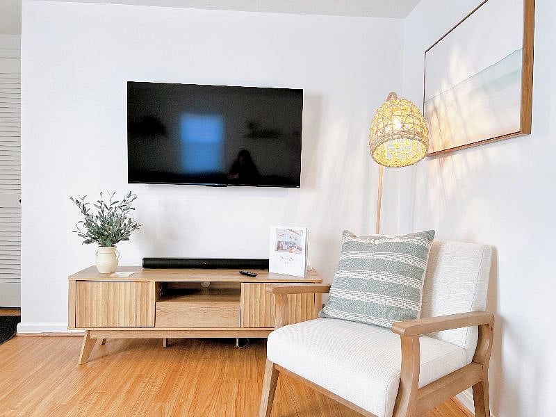 Relax and stream your favorite shows from our new TV