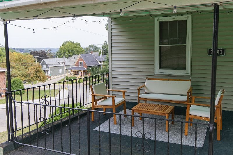 Front porch with a view!