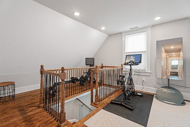Stay active during your stay with access to our shared fitness corner, featuring a stationary bike and rowing machine.