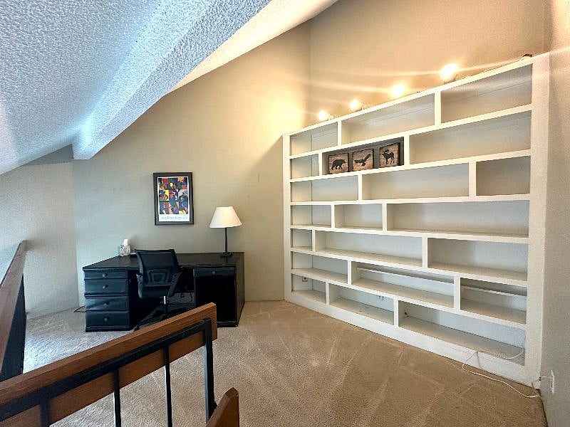 Bonus loft space perfect for a home office, additional storage, or workout equipment