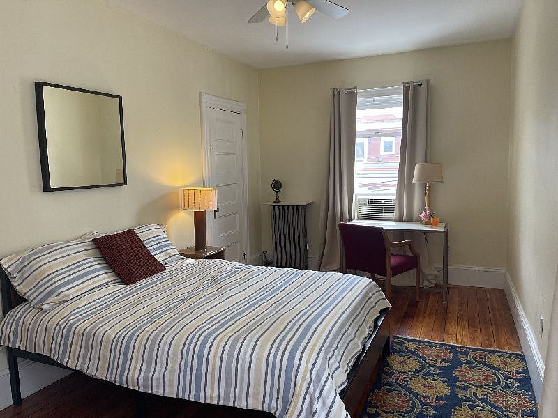 1 large "Philadelphia" bedroom with dresser and desk is located up the stairs on the 2nd floor of the unit