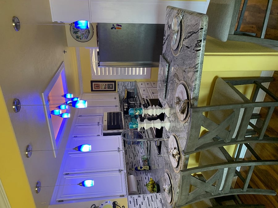 Kitchen counter/ dining nook.