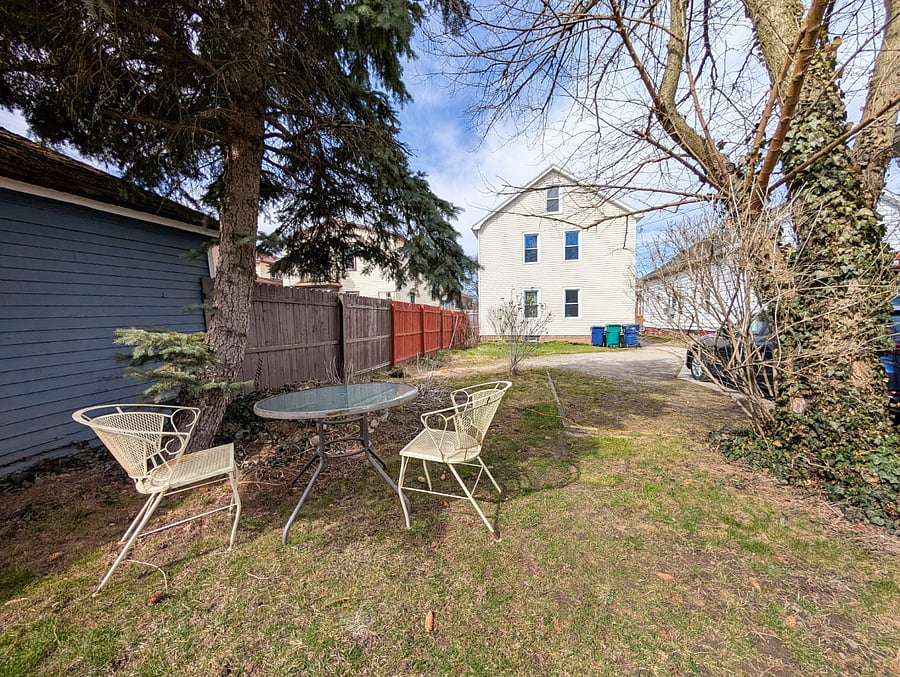Backyard space, only shared with Upper unit.