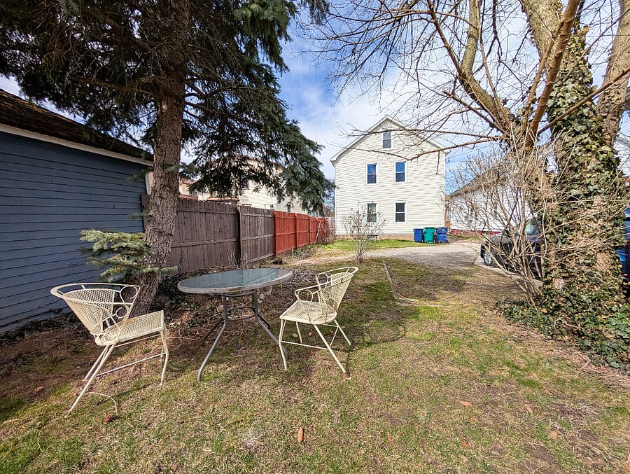 Backyard space, only shared with Lower unit.