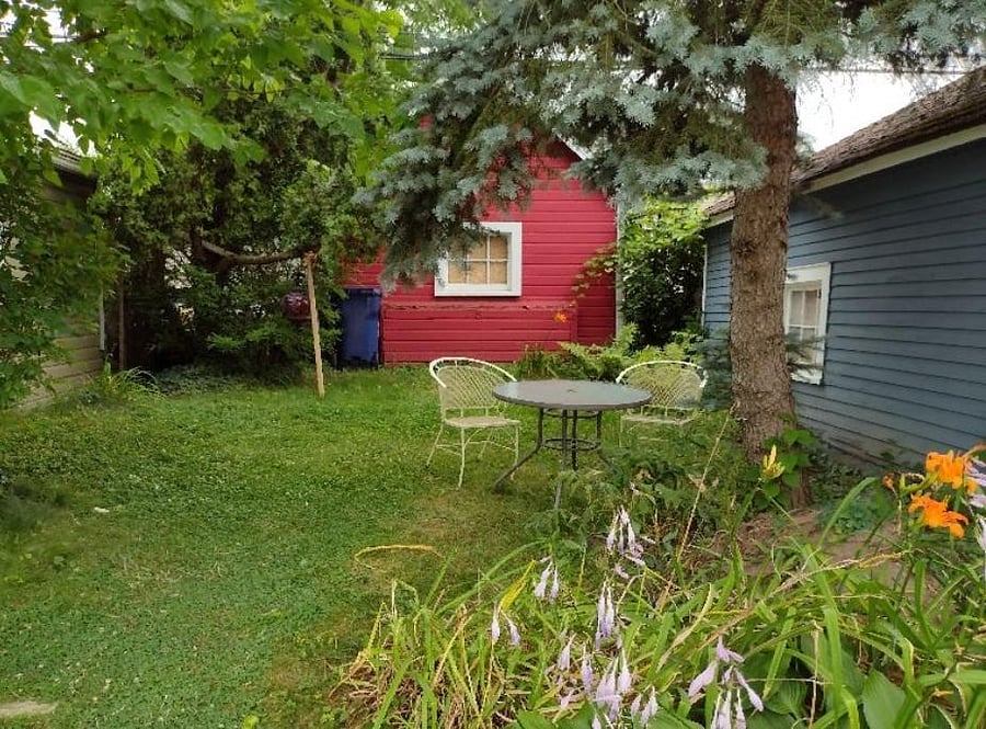 Backyard space, only shared with Lower unit.