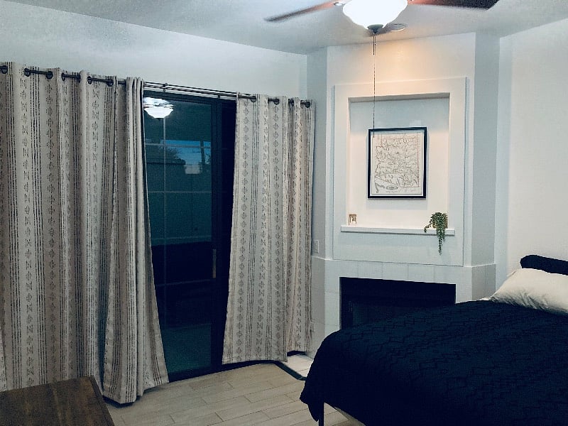 Guest bedroom with queen bed